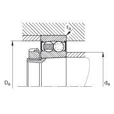 ���{(di��o)�����S�� 2213-K-2RS-TVH-C3, ����(j��) DIN 630 ��(bi��o)��(zh��n)����Ҫ�ߴ�, �F�����F�� 1:12���ɂ�(c��)���ܷ�